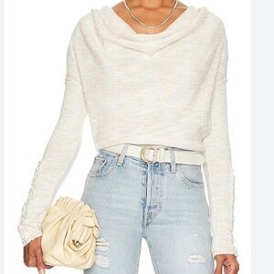 Free People We The Free Misty cream Top - Size Small